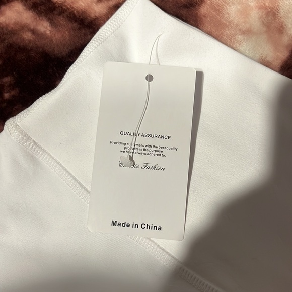 White Athletic Shorts - Picture 3 of 5